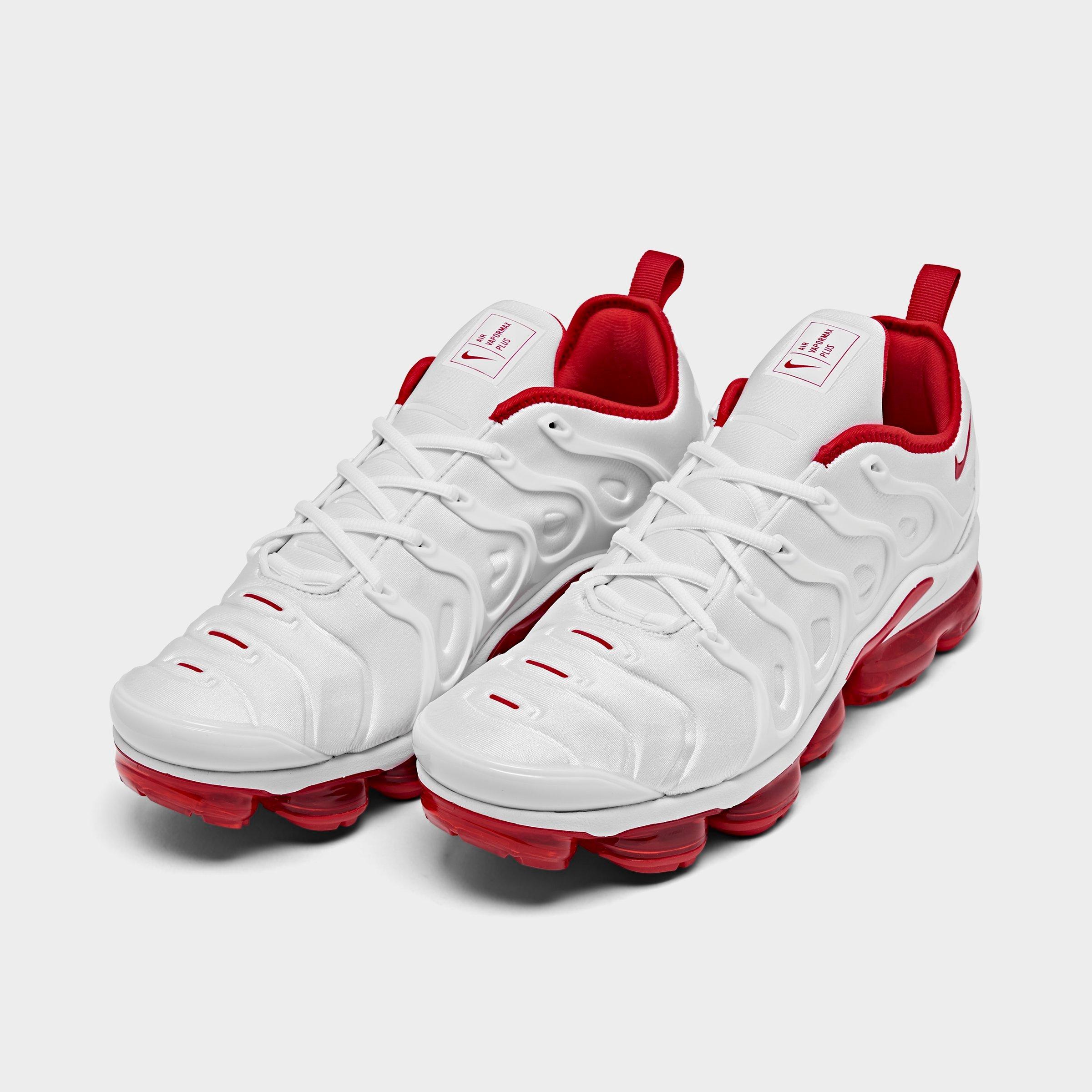 men's nike air vapormax plus running shoes red