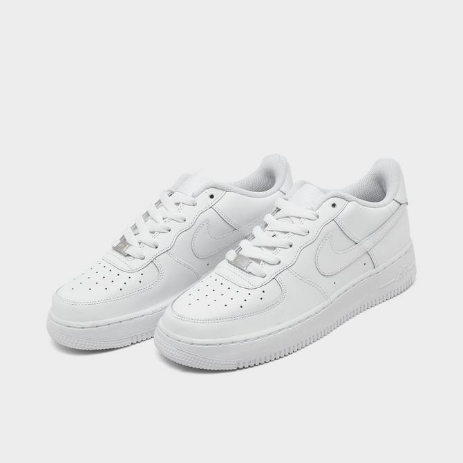 Kids Youth White & Black Nike Air Force 1 Lv8 3 Trainers