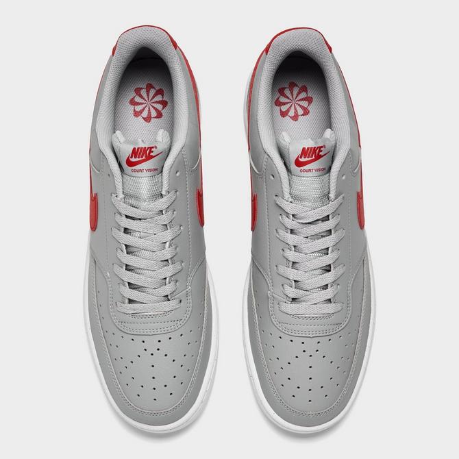 Gray and red outlet nike shoes