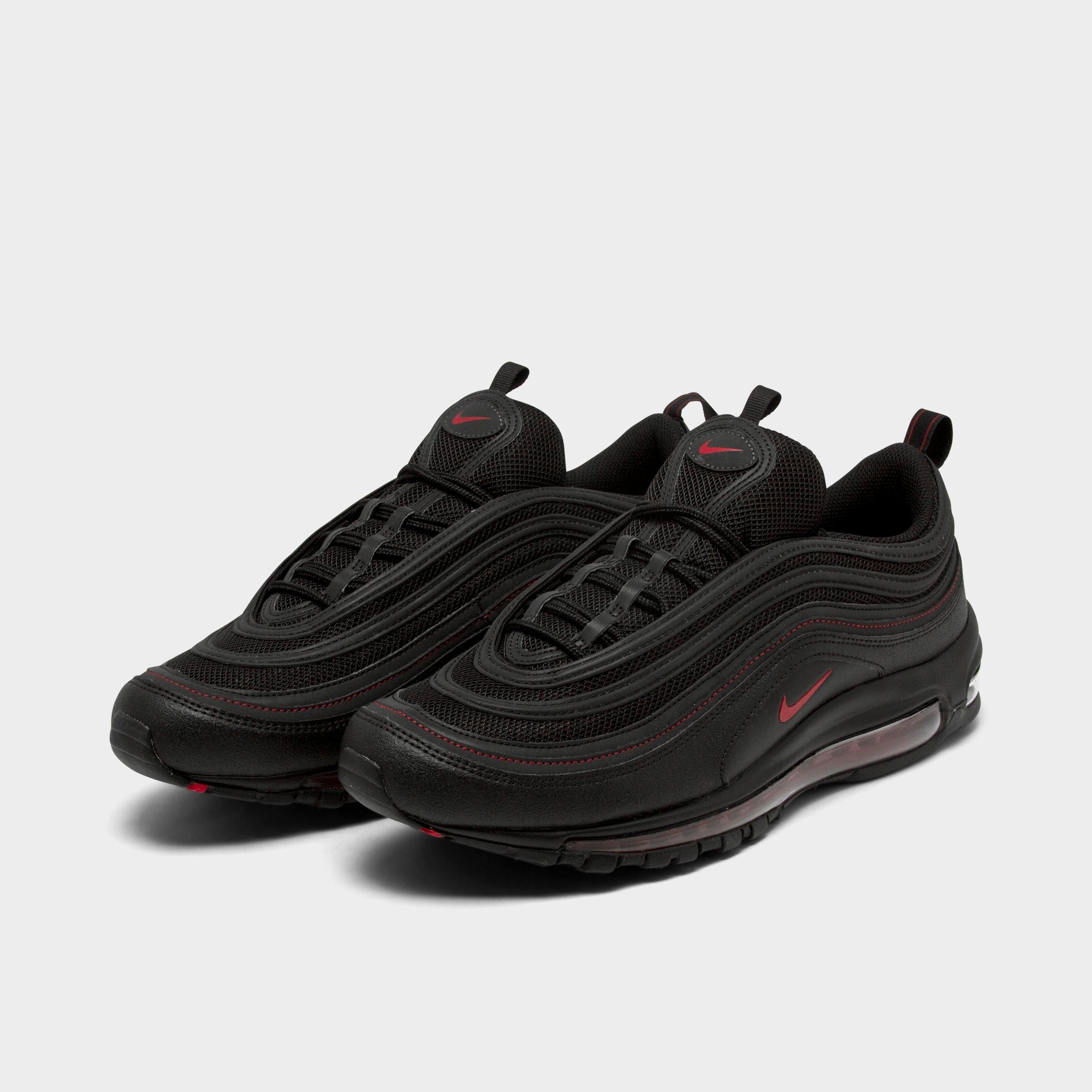 nike air max 97 red and black