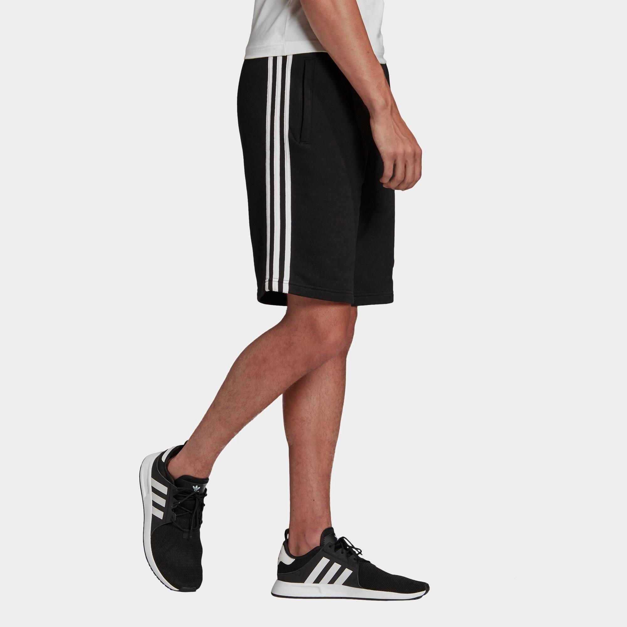 adidas originals three stripe shorts