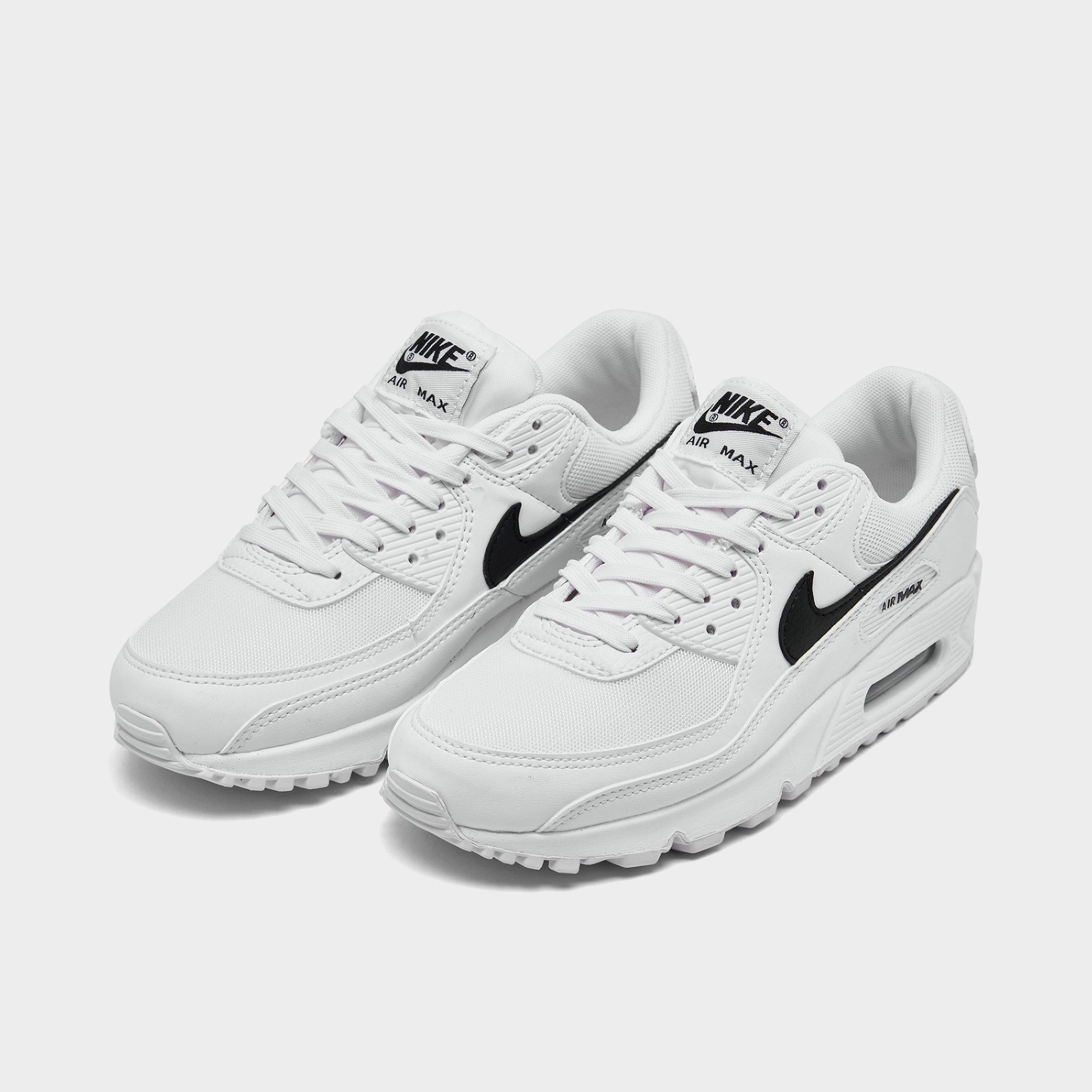 white with black tick air max 90