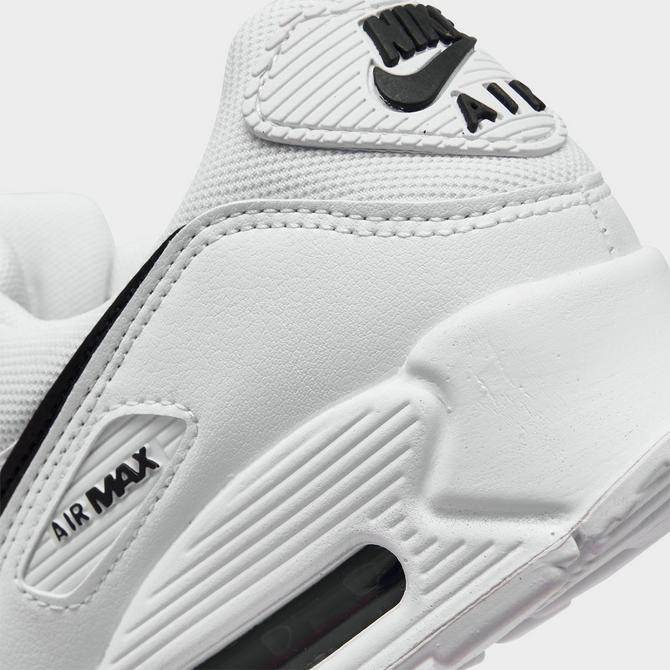 Nike Air Max 90 Essential White Black Athletic Sneakers Classic