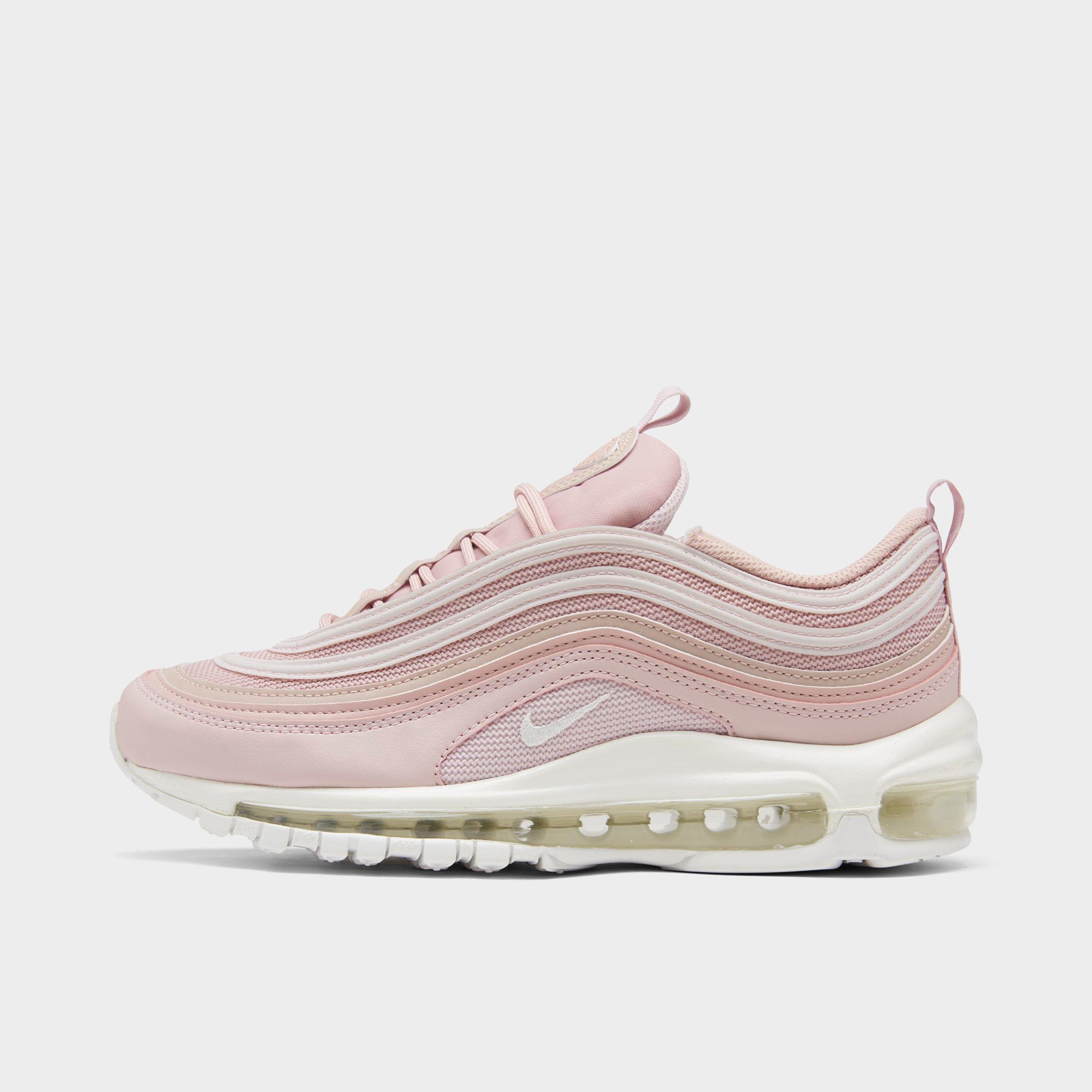 womens pink and white air max 97