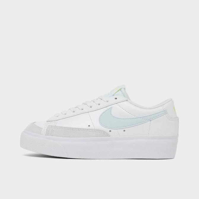 Womens nike blazer low on sale white