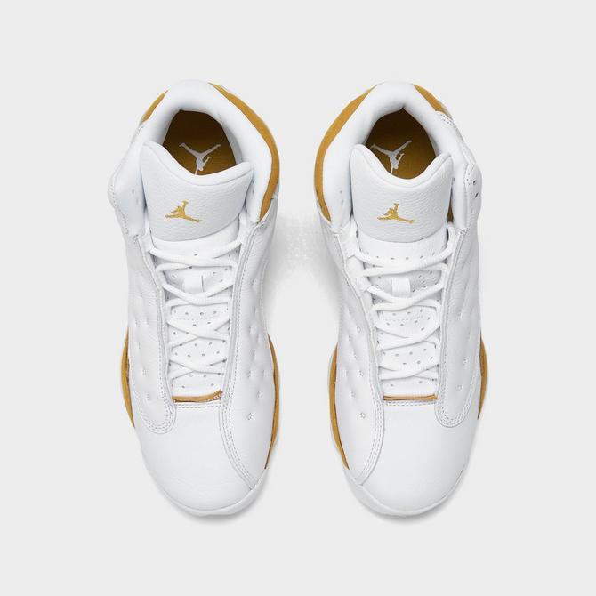 Air jordan retro hot sale 8 white and gold