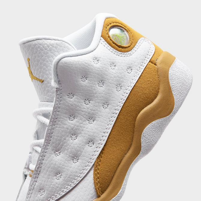 Retro 13 white hot sale and gold