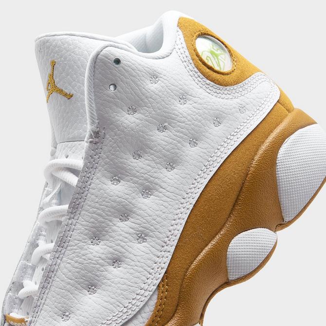 Jordan retro hotsell 13 white gold