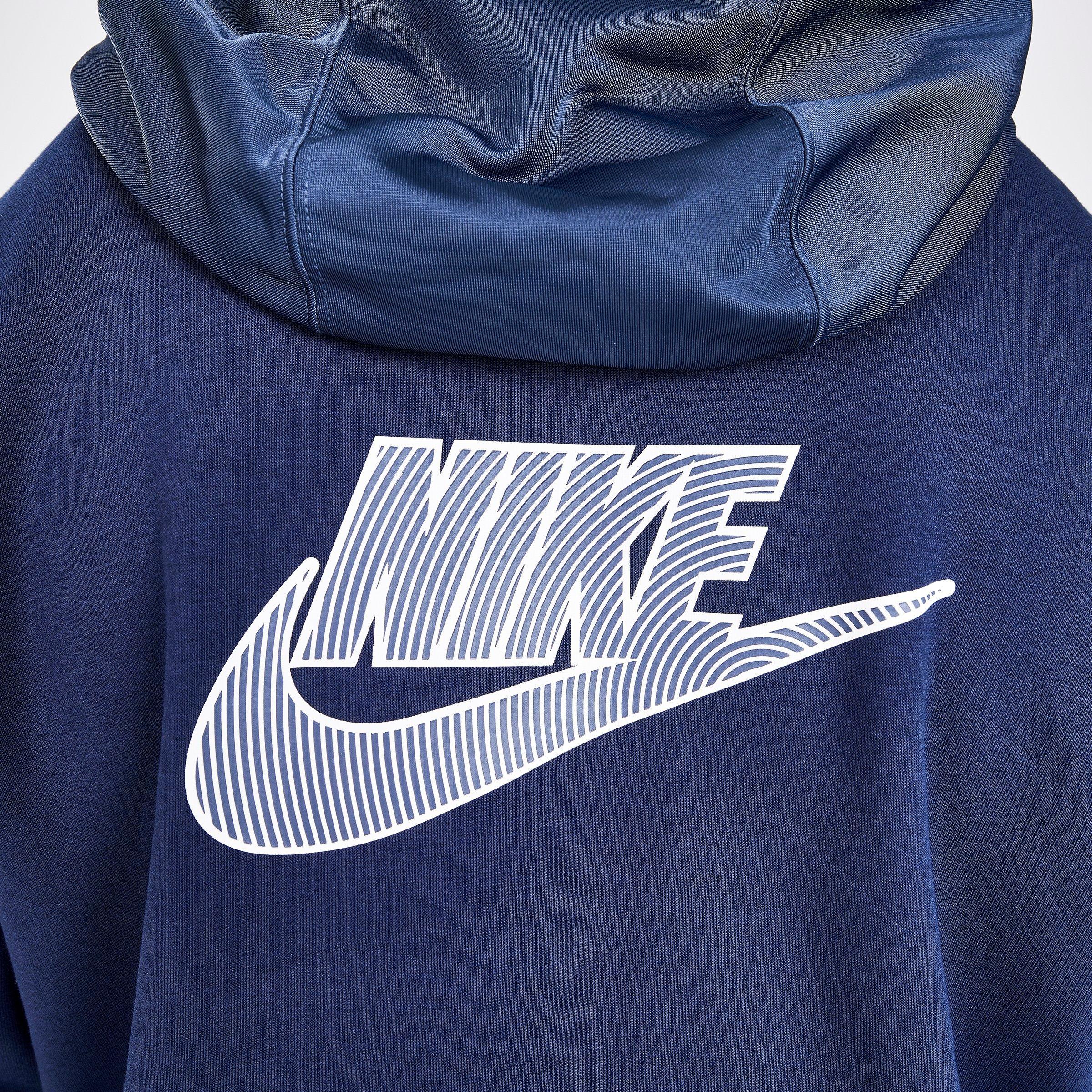 Men S Nike Sportswear Hybrid Fleece Full Zip Hoodie Jd Sports