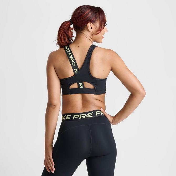 Nike Dri-FIT Swoosh Women's Medium-Support Padded Zip-Front Sports