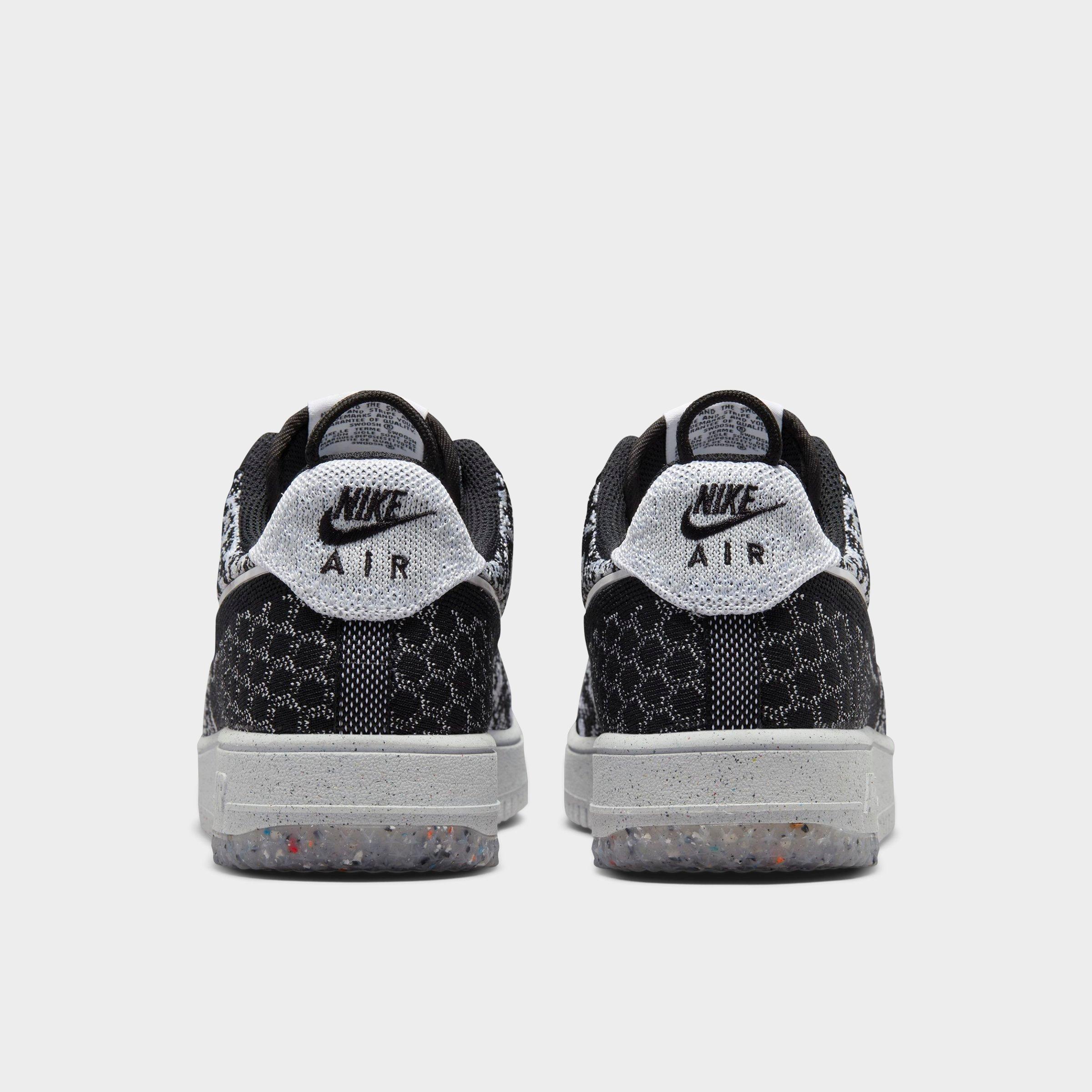nike air force crater flyknit black
