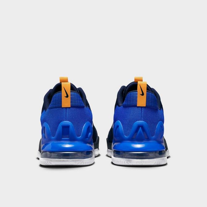 Nike air max 270 flyknit hotsell trainer white / racer blue