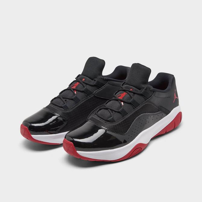 Jordan 11 low black red best sale