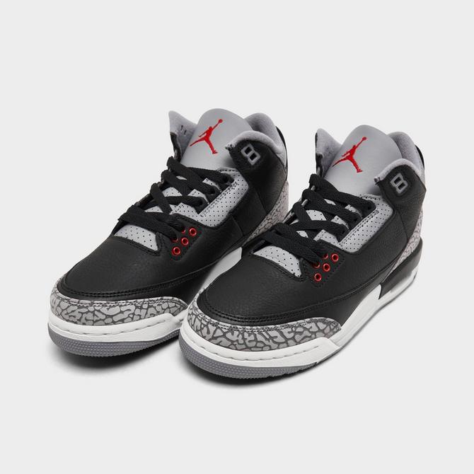 Big Kids Air Jordan Retro 3 Basketball Shoes