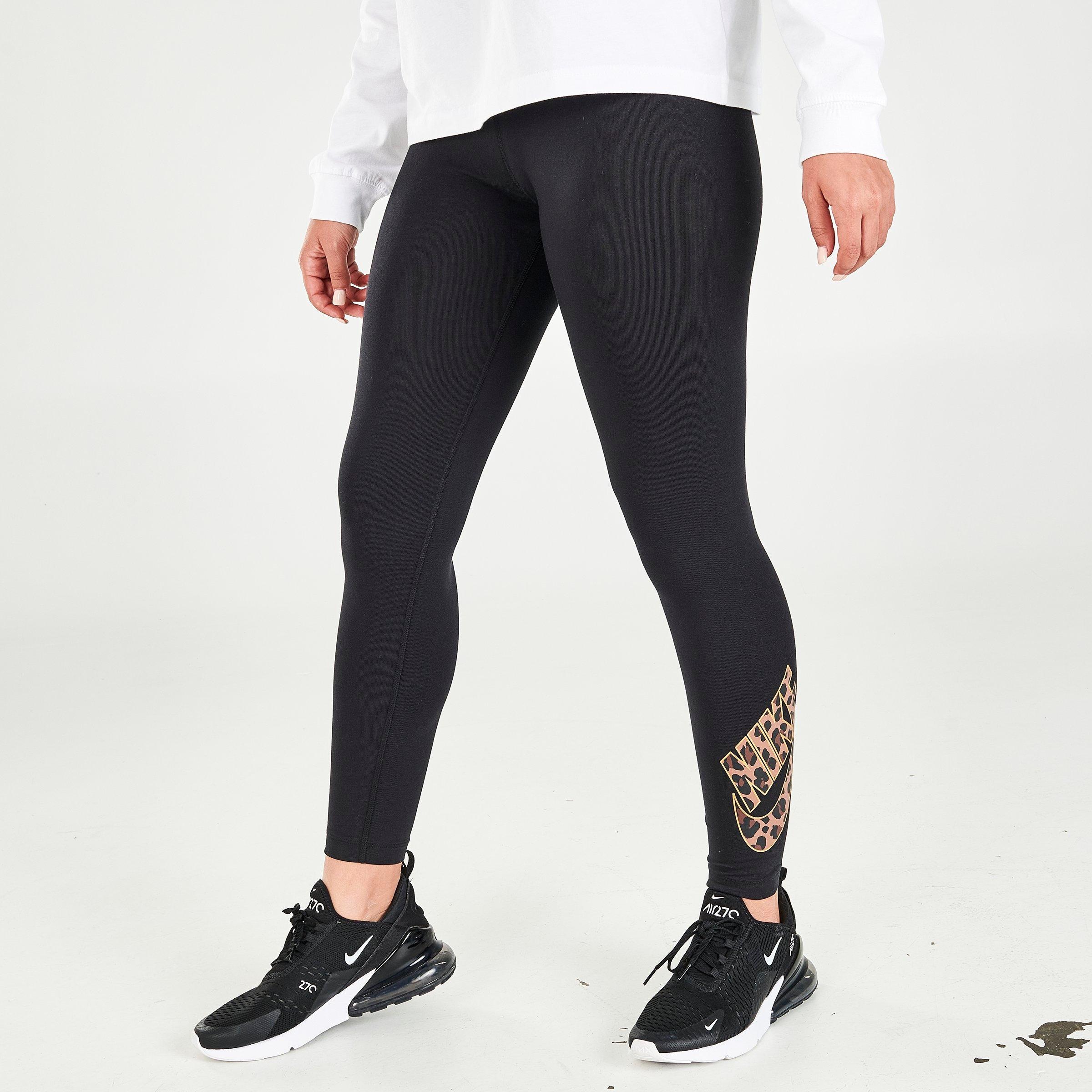 Women S Nike Sportswear Mid Rise Animal Print Futura Leggings Jd Sports