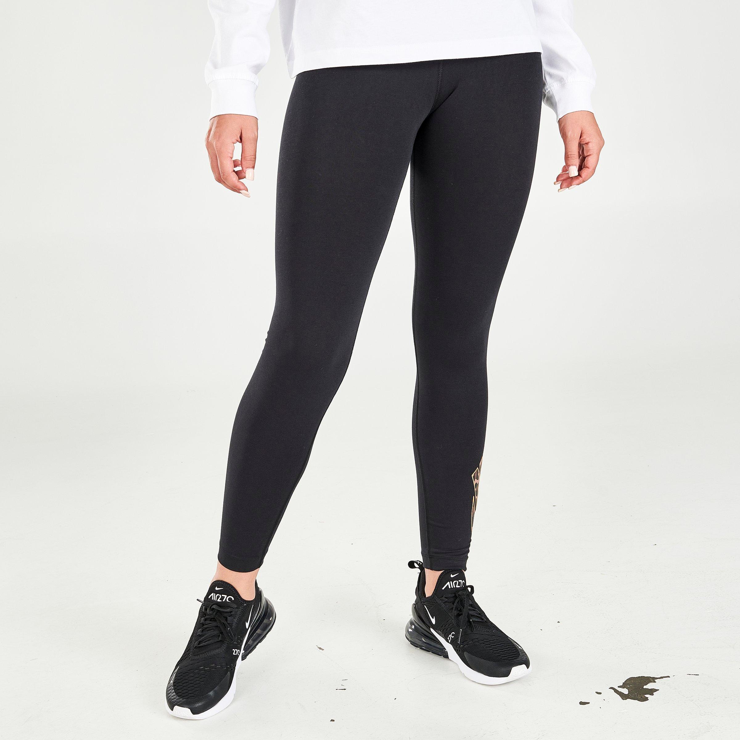 Women S Nike Sportswear Mid Rise Animal Print Futura Leggings Jd Sports