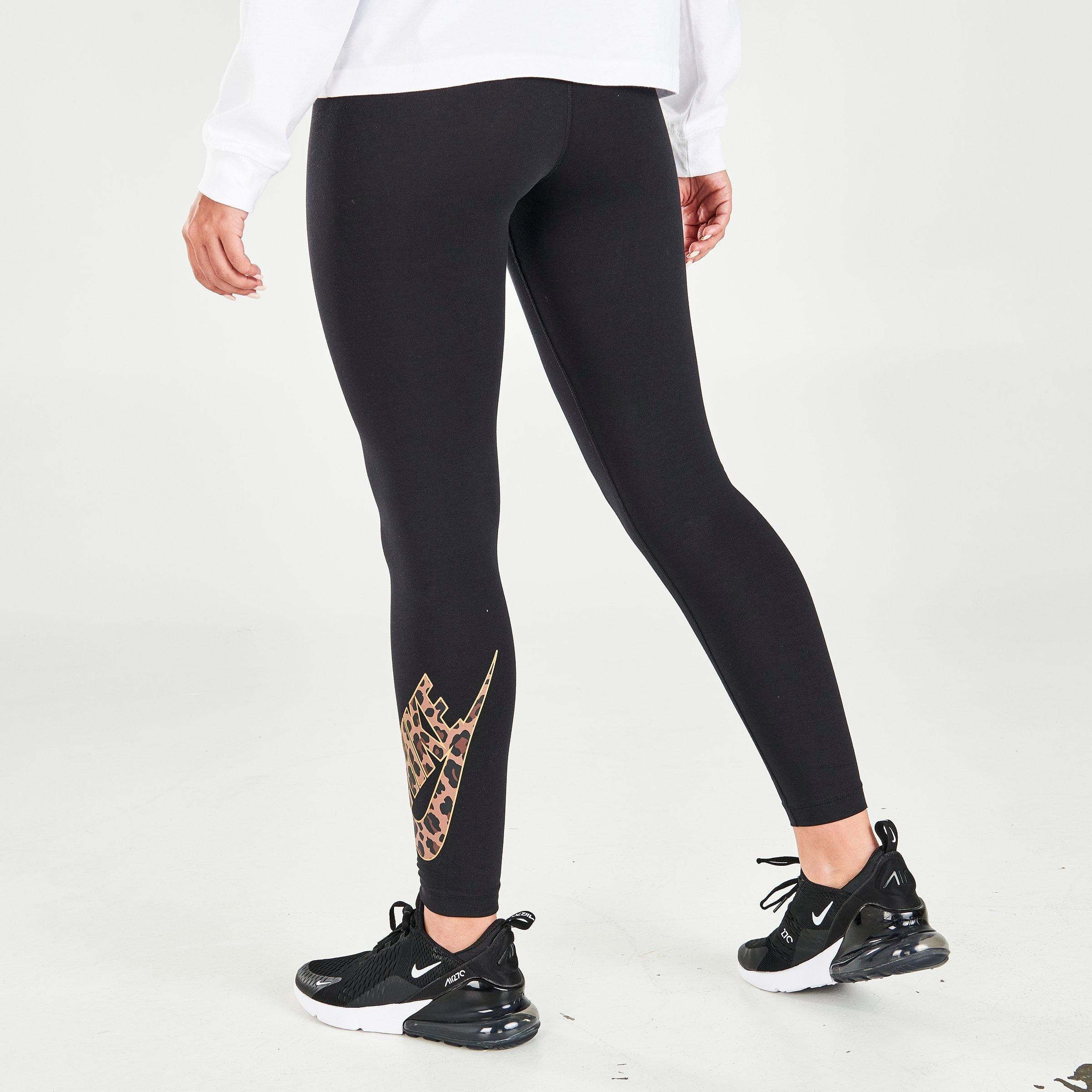 Women S Nike Sportswear Mid Rise Animal Print Futura Leggings Jd Sports