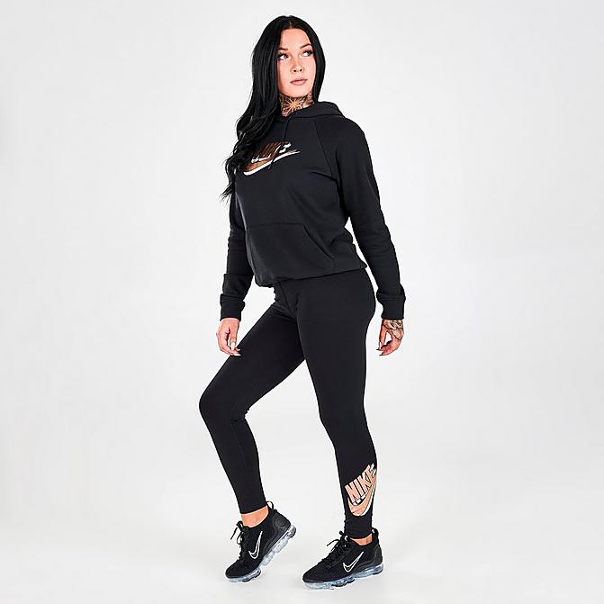 Women's Nike Sportswear Essential High-Waisted Metallic Printed Leggings