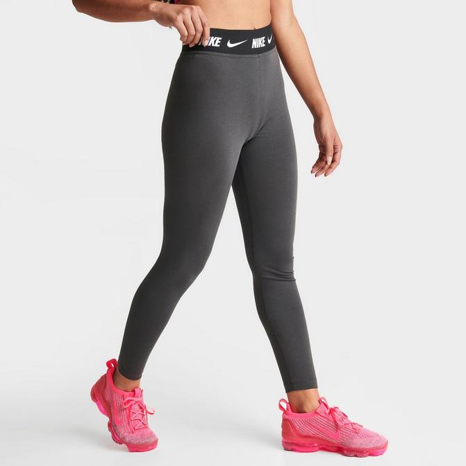 GO Sport Mauritius - Women's High-Rise Leggings Nike Sportswear Club When  you need comfortable coverage, slip into the Nike Sportswear Club Leggings.  Featuring a bold screen-print graphic and repeating waistband logo, their