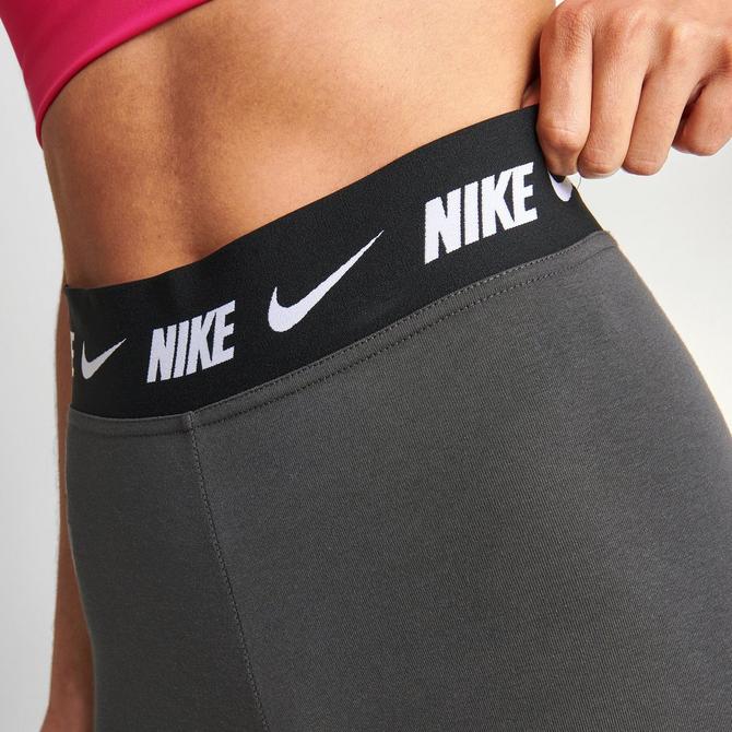 NIKE Sportswear Club High Waisted Swoosh Leggings CJ1984 010 - Shiekh