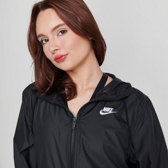 All black nike windbreaker womens sale