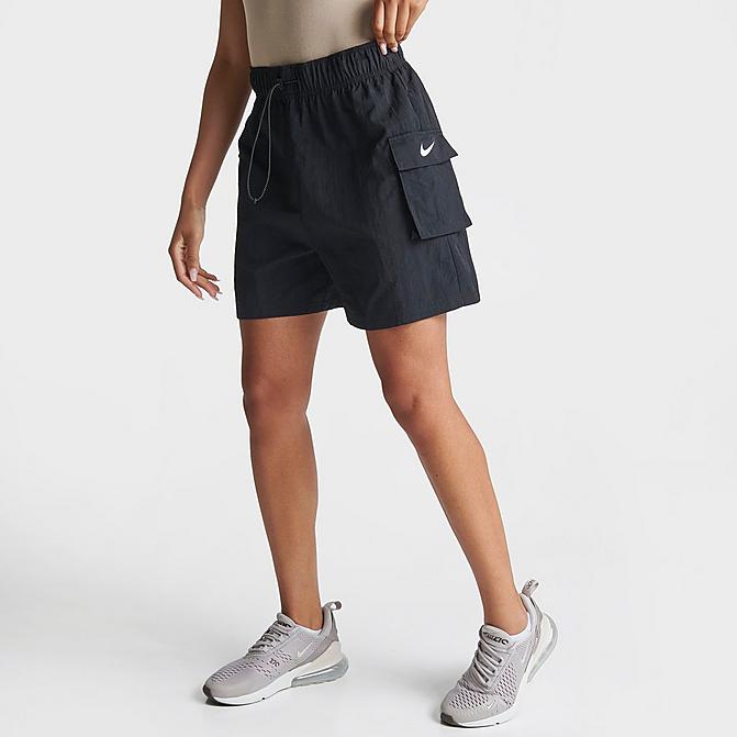 Women's Nike Sportswear Essential Woven High-Rise Shorts| JD Sports