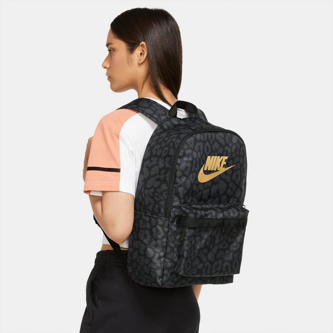 nike black and gold bag