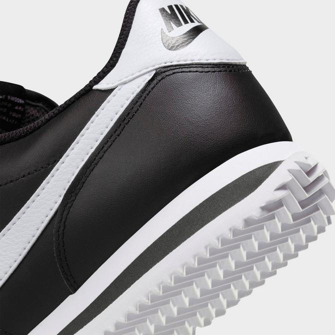 Cortez black womens leather best sale