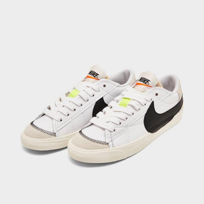 Blazer low discount white black swoosh