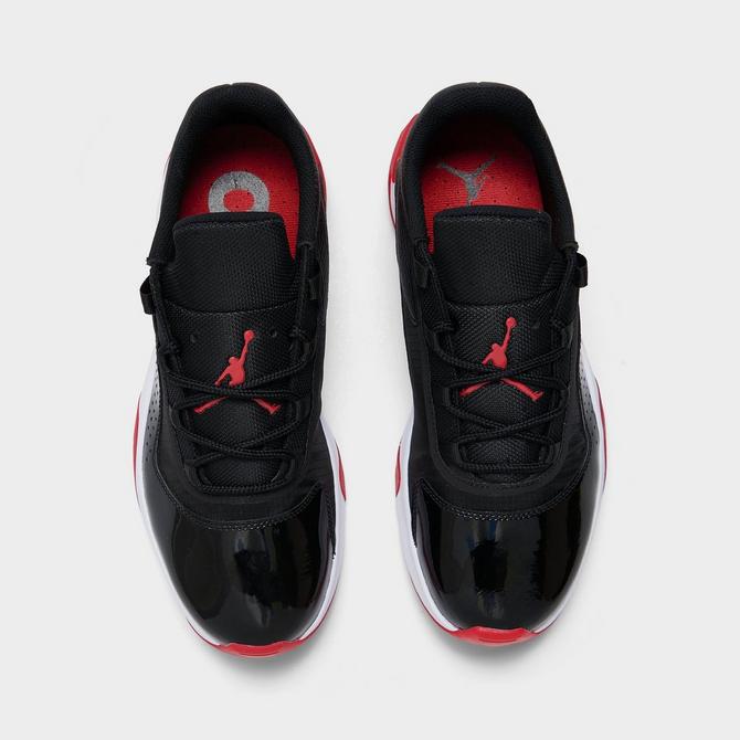 Red Leather & Gum Soles Redress this Air Jordan 11 Low IE Custom