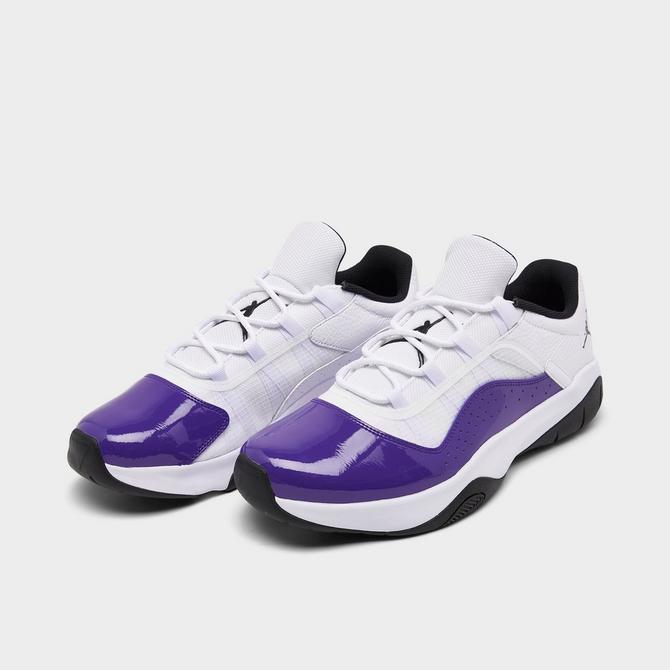 Jordan 11 store purple and white