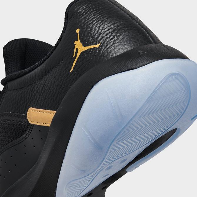 Jordan 11 black and best sale gold mens