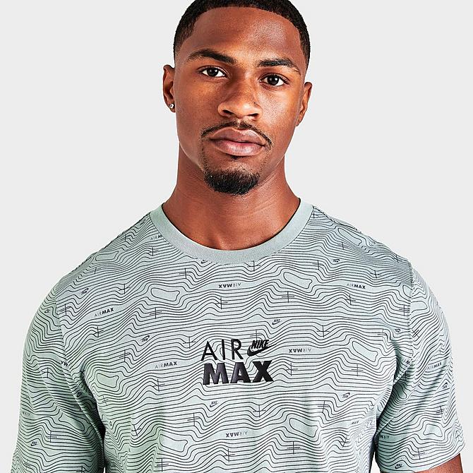 Vast en zeker Jachtluipaard vervolgens Men's Nike Air Max Topographic Allover Print T-Shirt| JD Sports