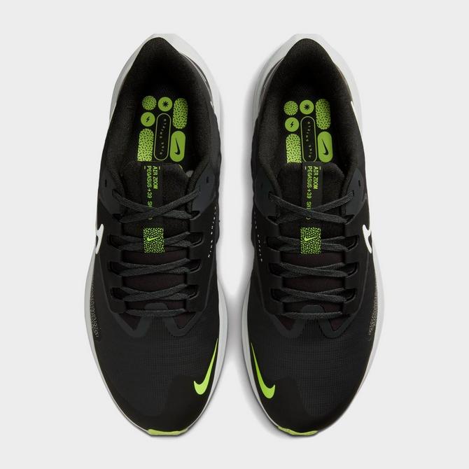 Nike shield shoes black best sale