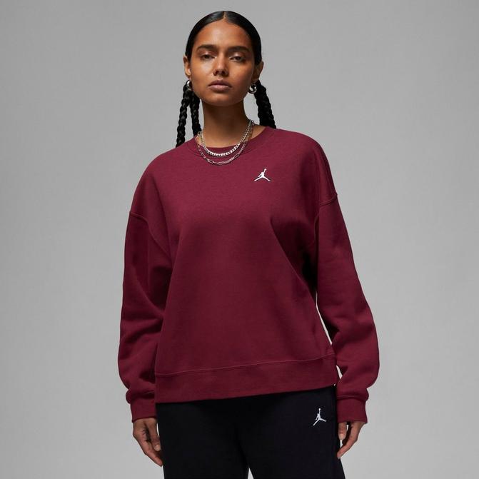 Womens red 2024 crewneck sweatshirt