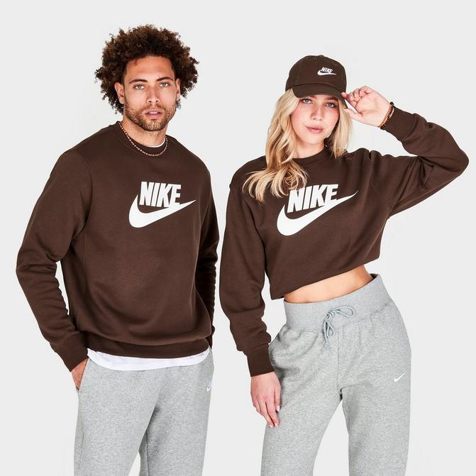 Nike Sportswear Fleece Futura Logo Crewneck Sweatshirt| JD