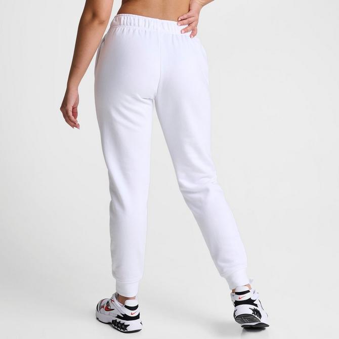 Nike Women's Sportswear Club Fleece Mid Rise Jogger Pants White Size X-Small
