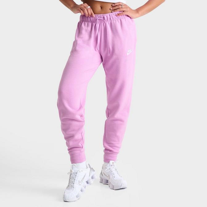 Nike Women s Sportswear Club Fleece Sweatpants Pink