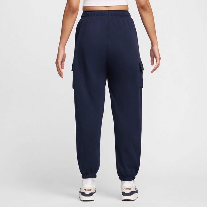 Nike fleece cargo joggers womens sale
