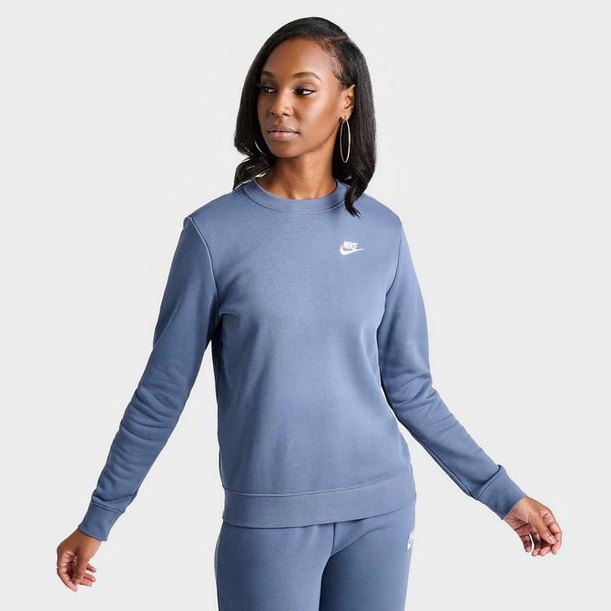Nike® Women's Club Fleece Sleeve Swoosh Half-Zip Pullover