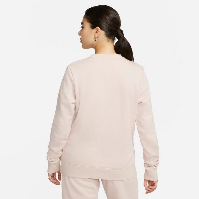 Nike Sportswear CLUB CREW - Sweatshirt - med soft pink/white/pink