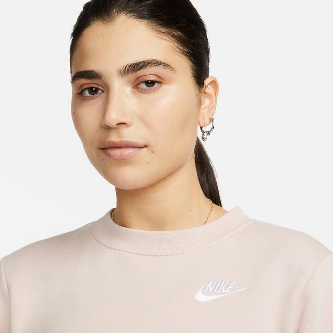 Nike women's sportswear online essential fleece crewneck sweatshirt