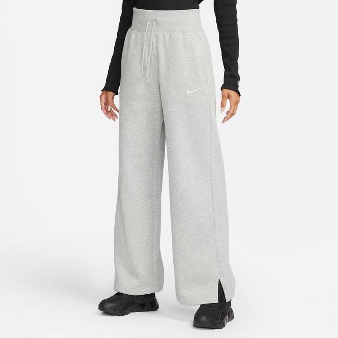 Nike Wmns Sportswear Phoenix Fleece High-Waisted Wide-Leg Sweatpants, DQ5615-200, Brown