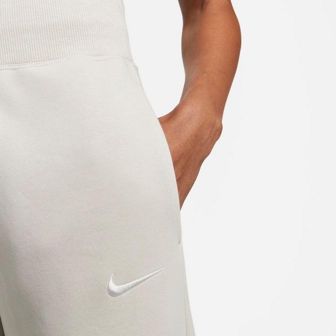 Nike WMNS Phoenix Fleece High-Waisted Wide-Leg Sweatpants Brown