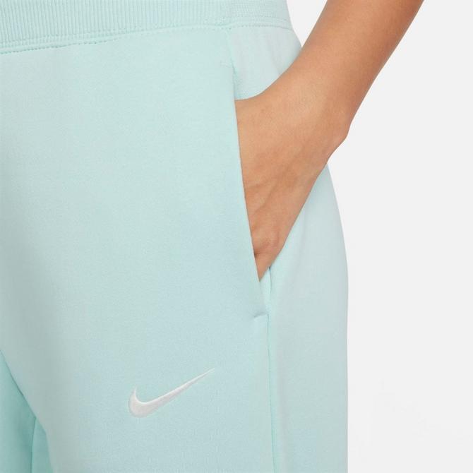 Nike Phoenix Fleece Women's High-Waisted Wide Leg Sweatpants Size L DQ5615  010