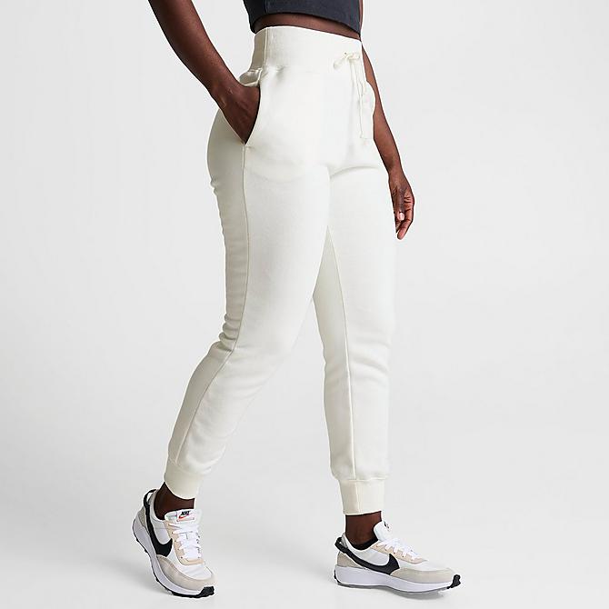 Nike Sportswear Phoenix Fleece Women's High-Waisted Joggers, Sail/Black,  X-Small : : Clothing, Shoes & Accessories