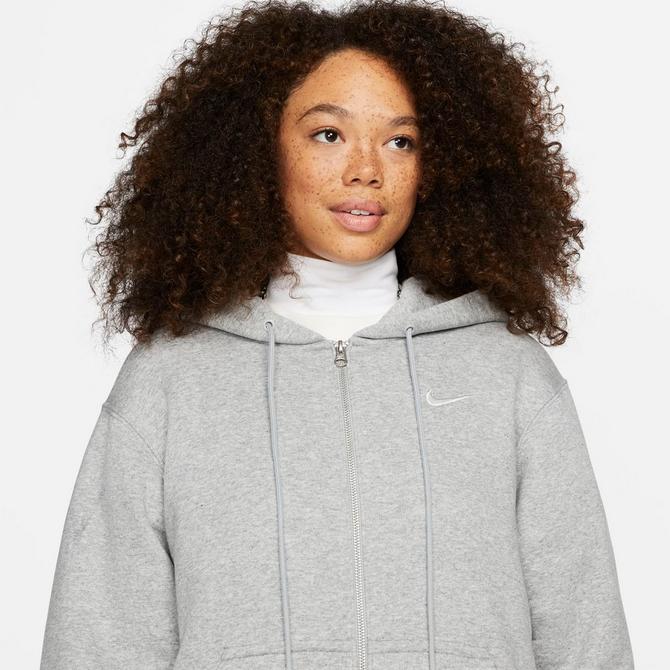 Nike Sportswear Phoenix Fleece Long Fleece Grey Zip Hoodie