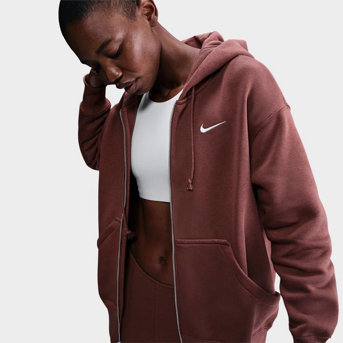 Women s Nike Sportswear Phoenix Fleece Oversized Full Zip Hoodie JD Sports