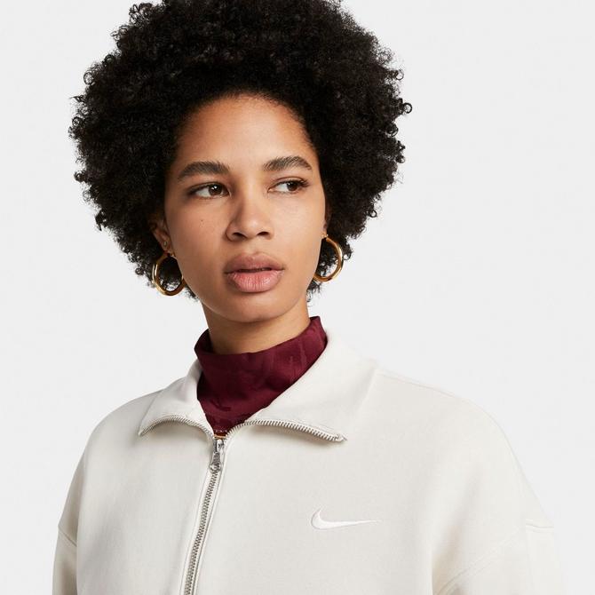 Women's Nike Sportswear Phoenix Fleece Oversized Half-Zip Crop Sweatshirt