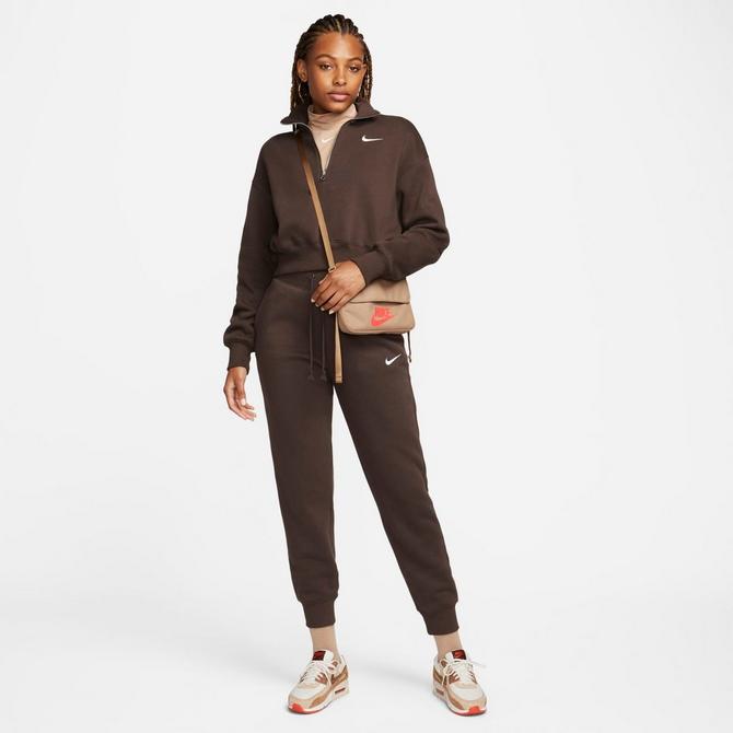 Women's Nike Sportswear Phoenix Fleece Oversized Half-Zip Crop Sweatshirt|  JD Sports